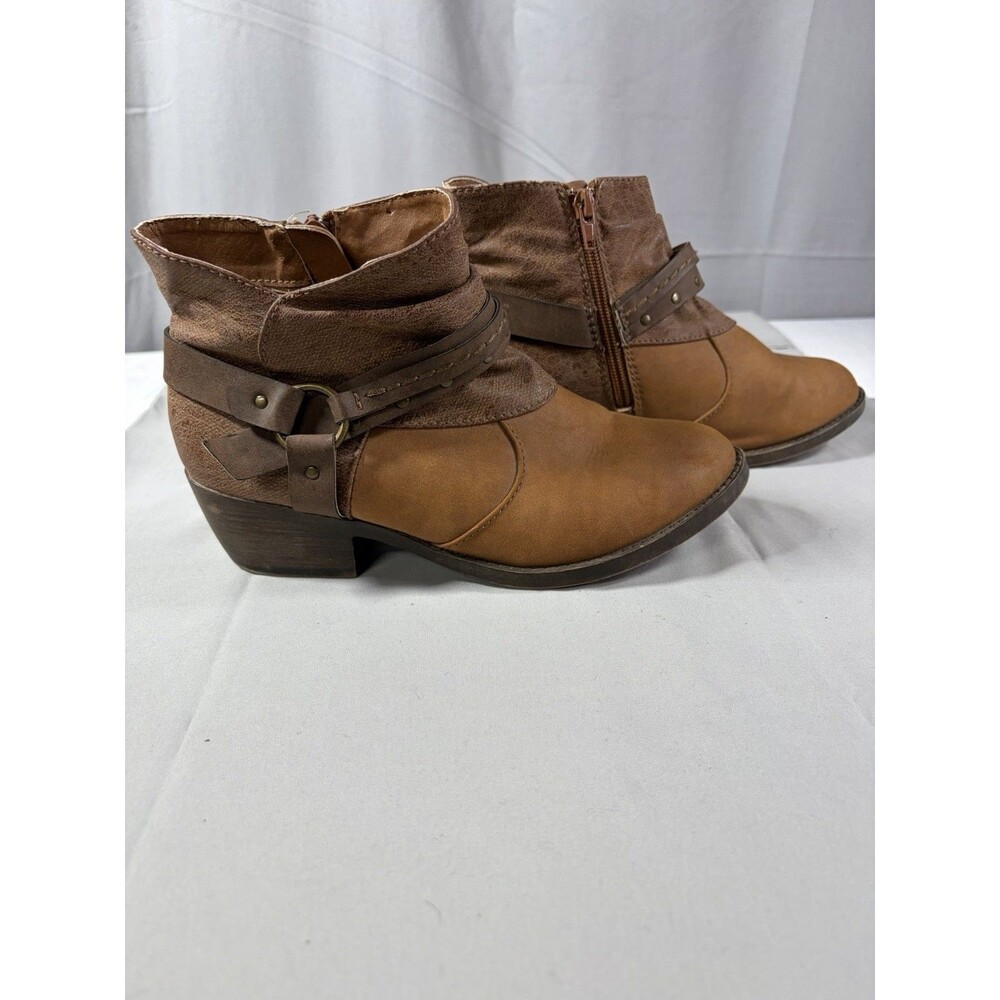 Maurice’s Womens Baxxley Congnac Par Ankle Boots 7.5m